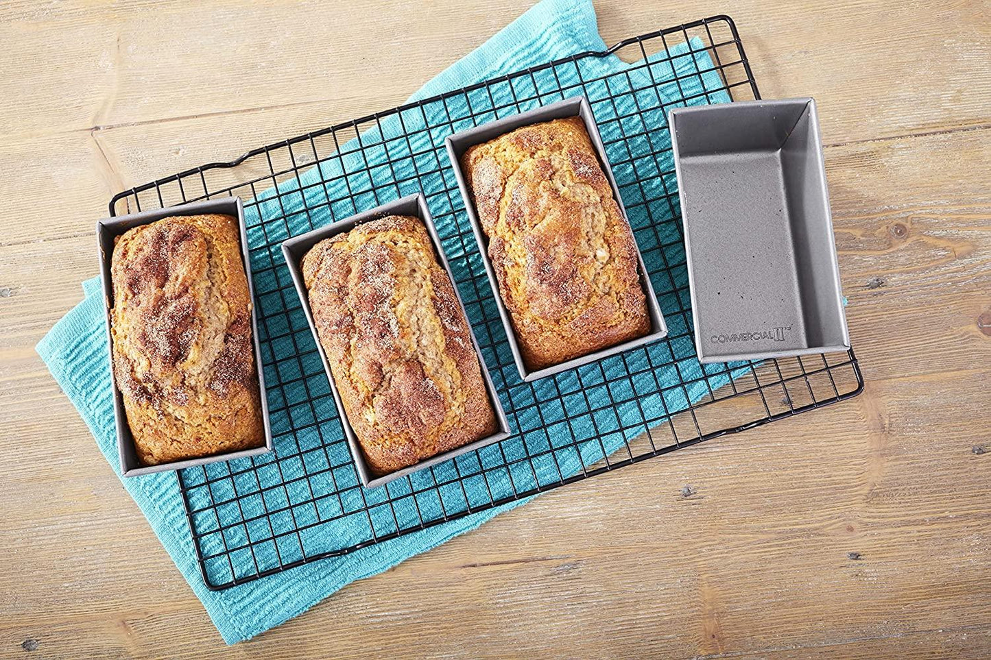 Chicago Metallic Mini Loaf Pans - Set of 4