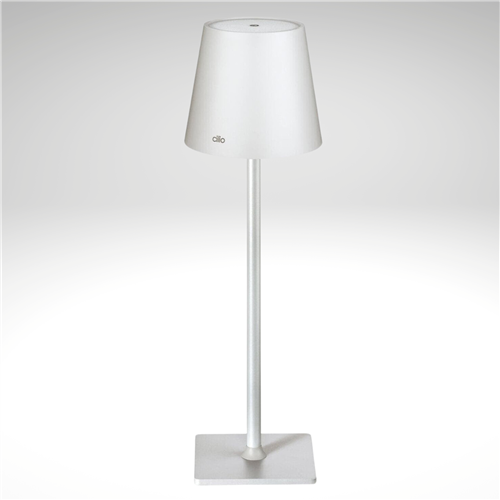 Cilio LED Table Lamp: "Sole", White