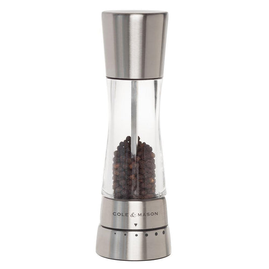 Cole & Mason Derwent Pepper Mill: Stainless Steel