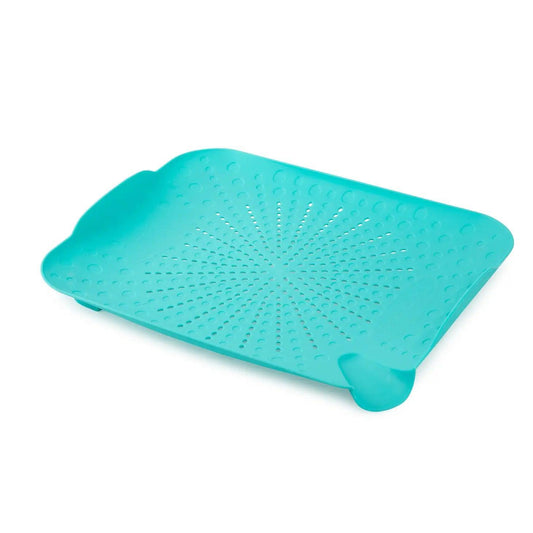 Core Home Flat Sink Colander: Turquoise