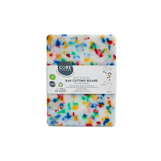 Core Home Recycled Plastic Cutting Board: Extra Small, Confetti (Copy)
