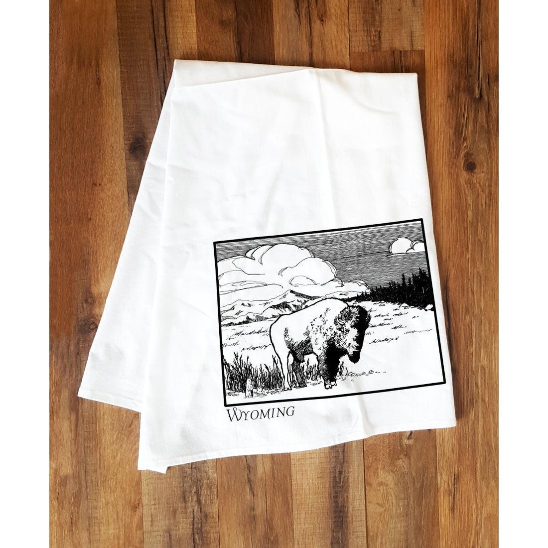 Corvidae Tea Towel: Wyoming