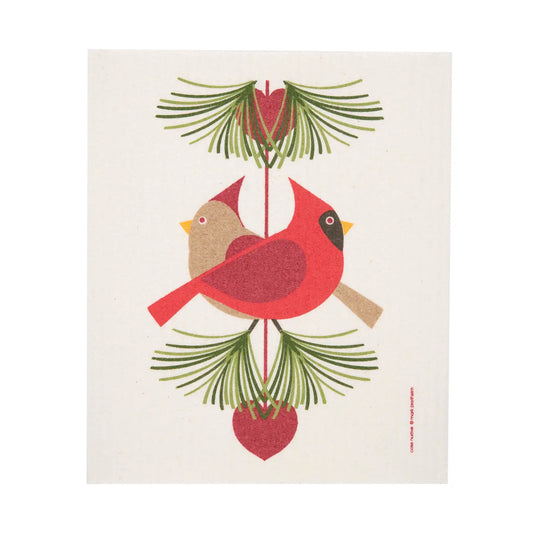 Cose Nuove Swedish Dishcloth: Cardinal Pair