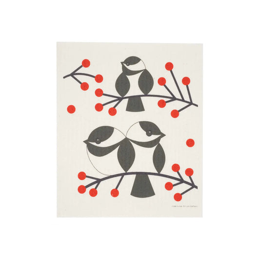 Cose Nuove Swedish Dishcloth: Chickadee