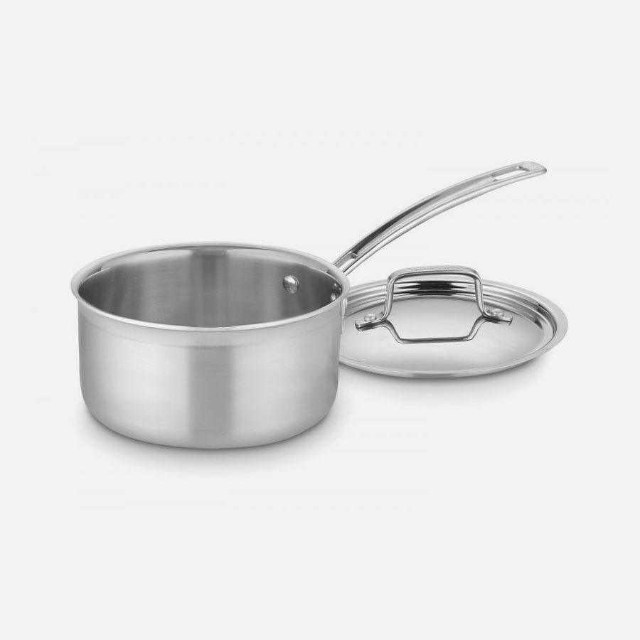 Cuisinart MultiCladPro Saucepan w/Lid: 2 QT