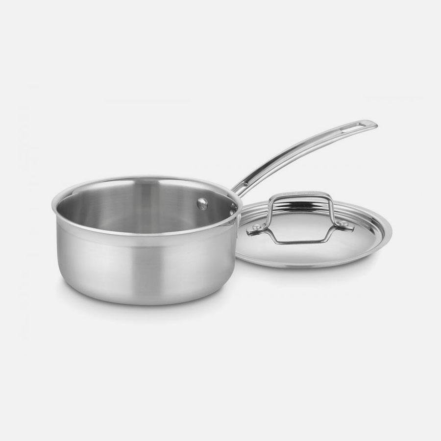 Cuisinart MultiCladPro Saucepan w/Lid: 1.5 QT