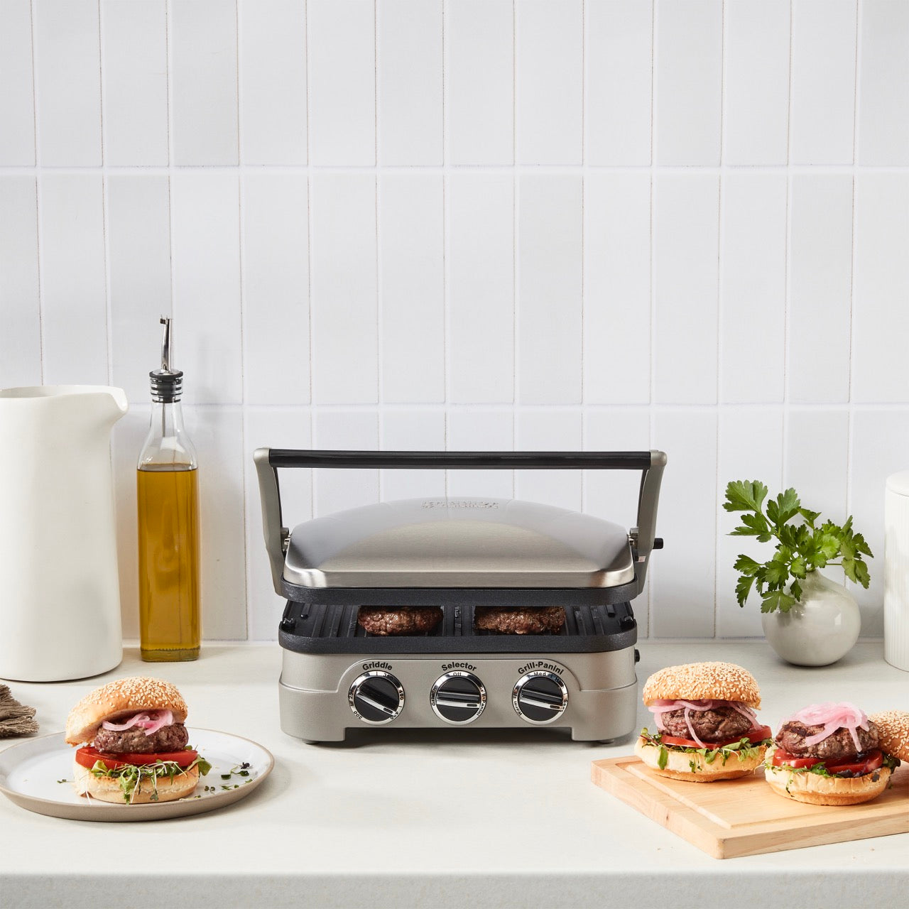 Cuisinart Griddler® Indoor Grill, Griddle, and Panini Press