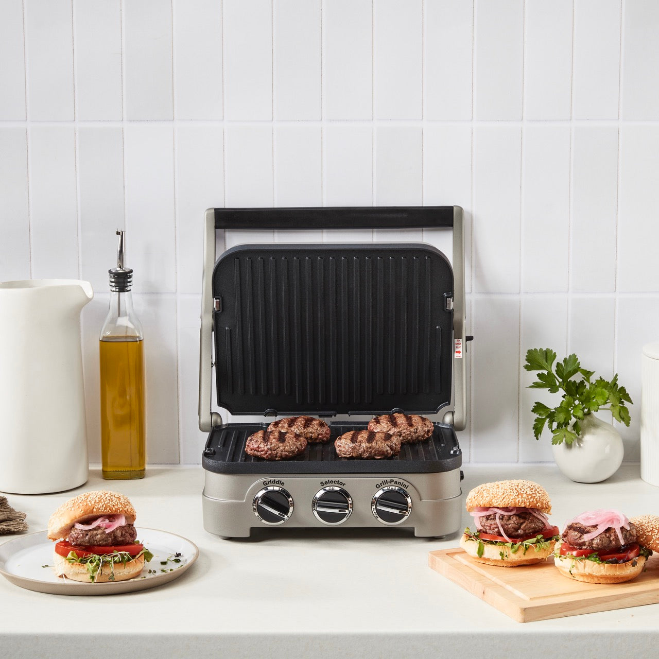 Cuisinart Griddler® Indoor Grill, Griddle, and Panini Press