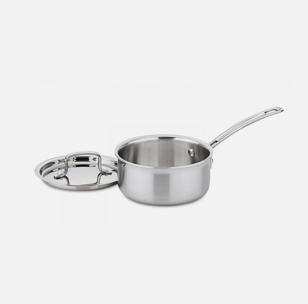 Cuisinart MultiCladPro Saucepan w/Lid: 1.5 QT