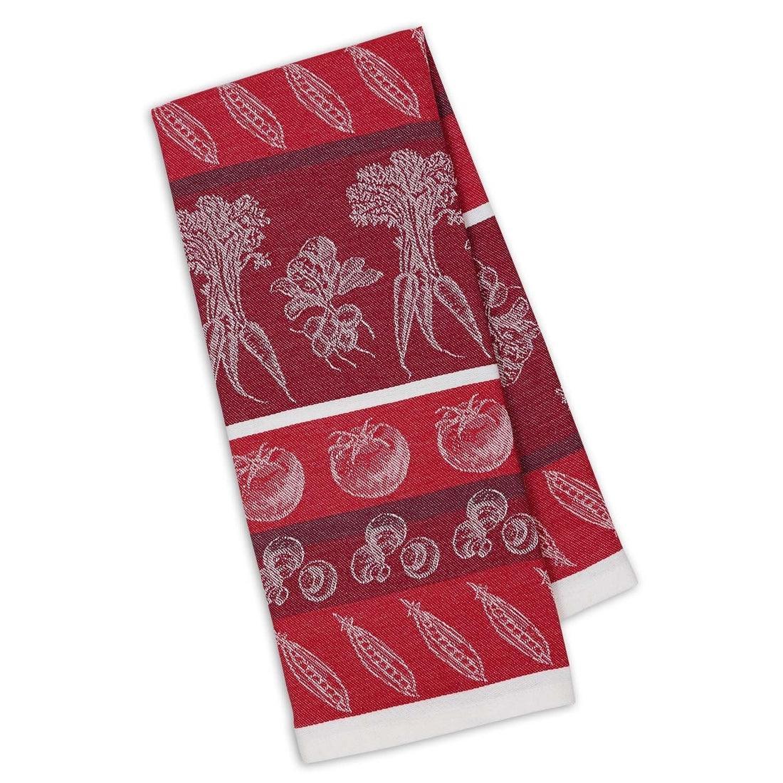 DII Dishtowel: Garnet Veggies Jacquard