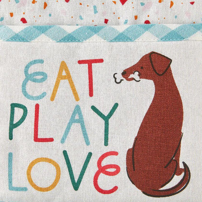 DII Potholder Gift Set: Eat Play Love