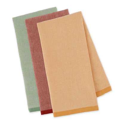 DII Dishtowels (Set of 3): Heavyweight, Herringbone