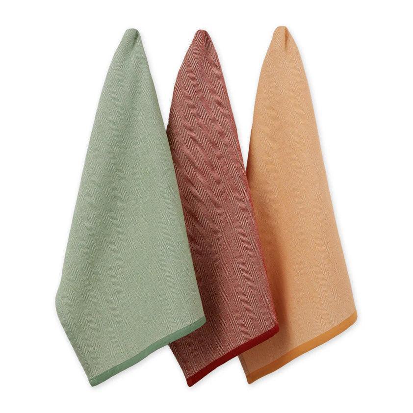 DII Dishtowels (Set of 3): Heavyweight, Herringbone