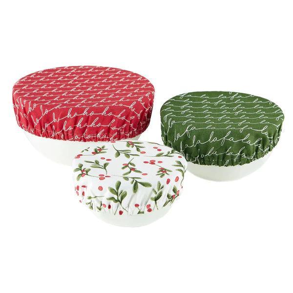 DII Bowl Covers (Set of 3): Under The Mistletoe