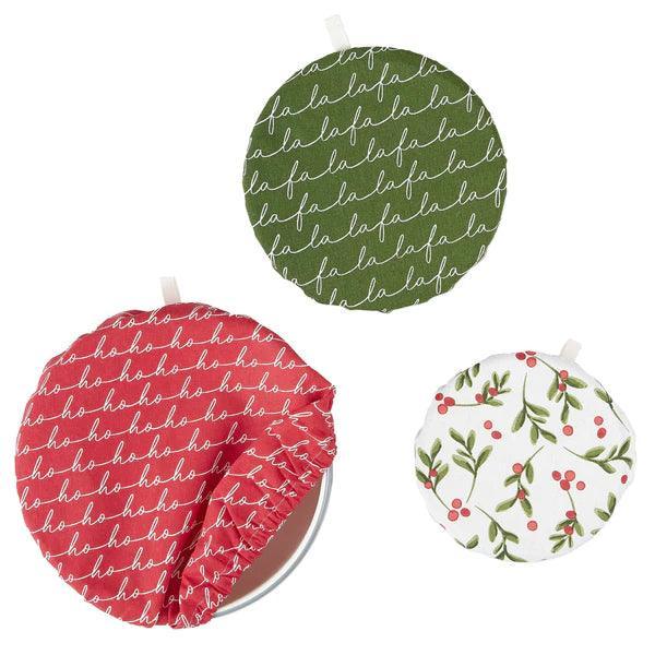 DII Bowl Covers (Set of 3): Under The Mistletoe