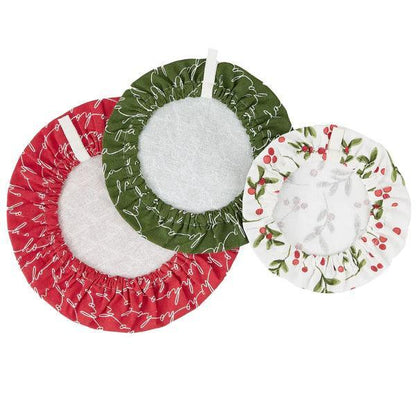 DII Bowl Covers (Set of 3): Under The Mistletoe