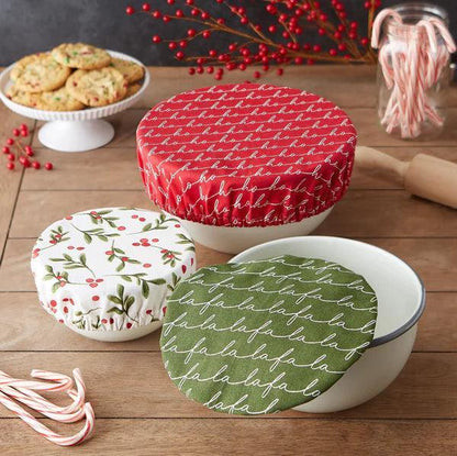 DII Bowl Covers (Set of 3): Under The Mistletoe