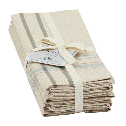 DII Napkins (Set of 4): French Stripe