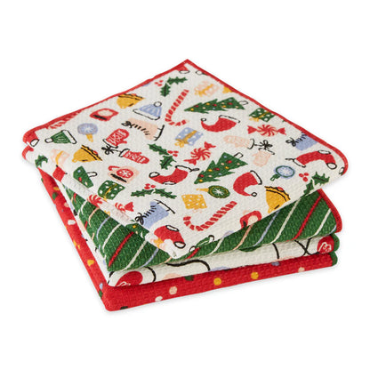DII Dishcloths (Set of 4): Holiday Vibes
