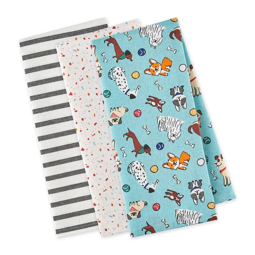 DII Dishtowels (Set of 3): Dog Days
