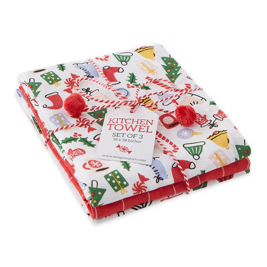 DII Dishtowels (Set of 3): Holiday Vibes