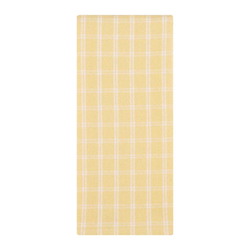 DII Dishtowels (Set of 3): Spring Windowpane Plaid, Heavyweight