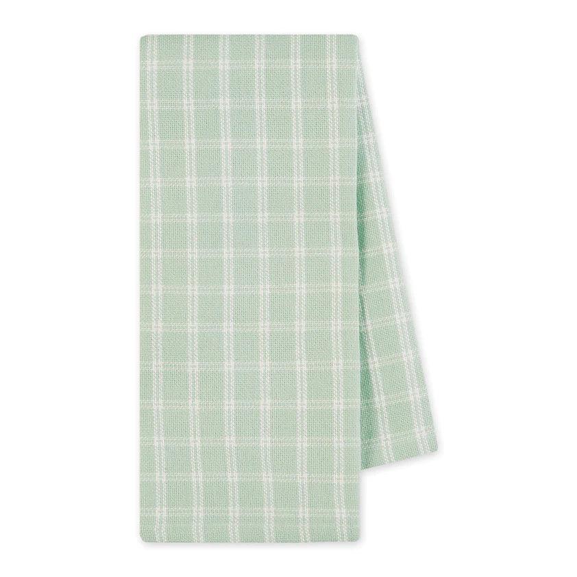 DII Dishtowels (Set of 3): Spring Windowpane Plaid, Heavyweight