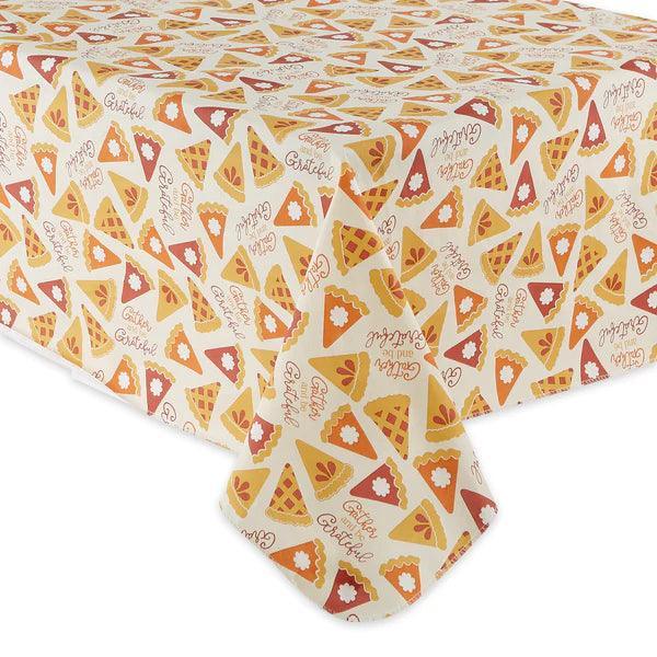 DII EcoVinyl Tablecloth: Pumpkin Pie