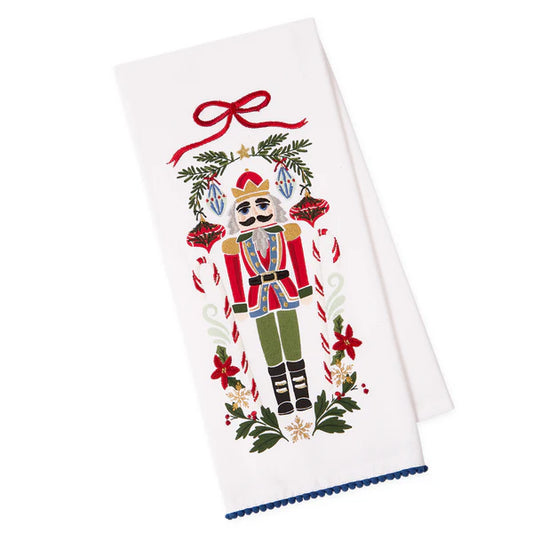 DII Embellished Dishtowel: Nutcracker