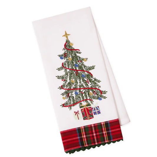 DII Embellished Dishtowel: Trim The Tree