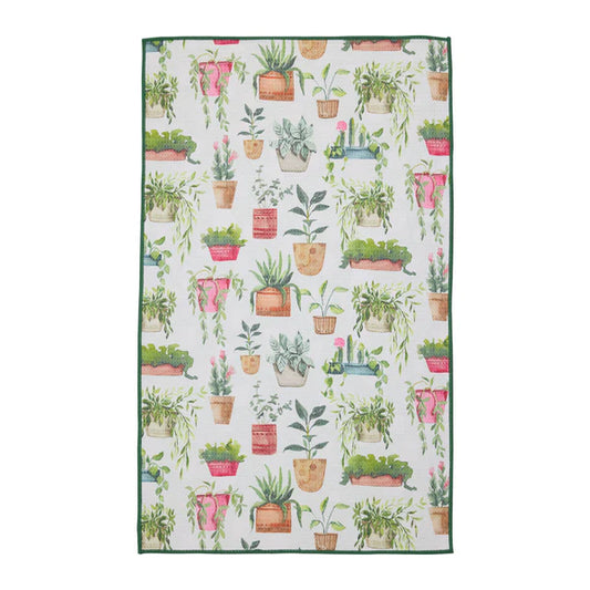 DII Microfiber Dishtowel: Potted Plants