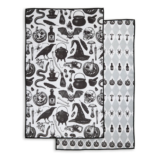DII Microfiber Dishtowel: Vintage Halloween