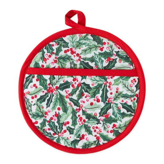 DII Potholder: Holly Jolly