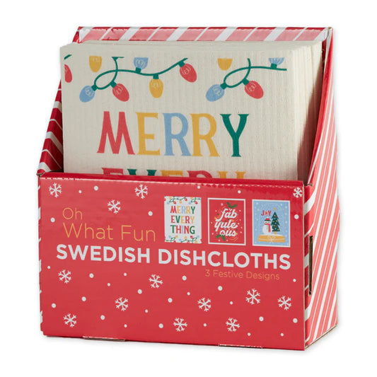 DII Swedish Dishcloth: Oh What Fun