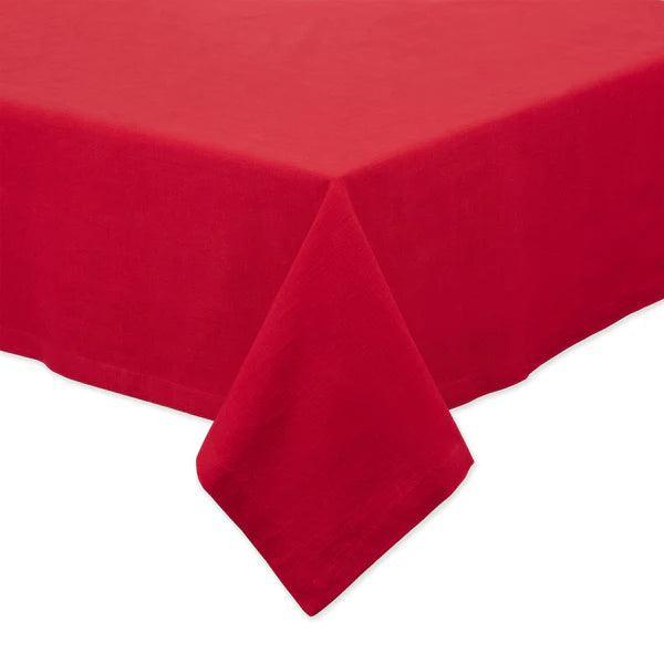 DII Tablecloth: Holly Berry Slub