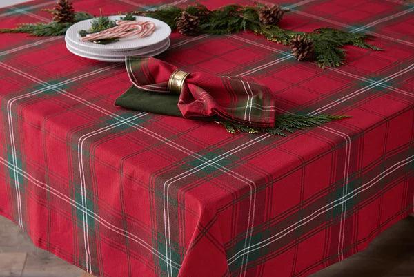 DII Tablecloth: Vintage Tartan Plaid