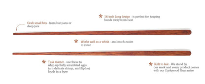 Earlywood Cooking Chopsticks: Maple