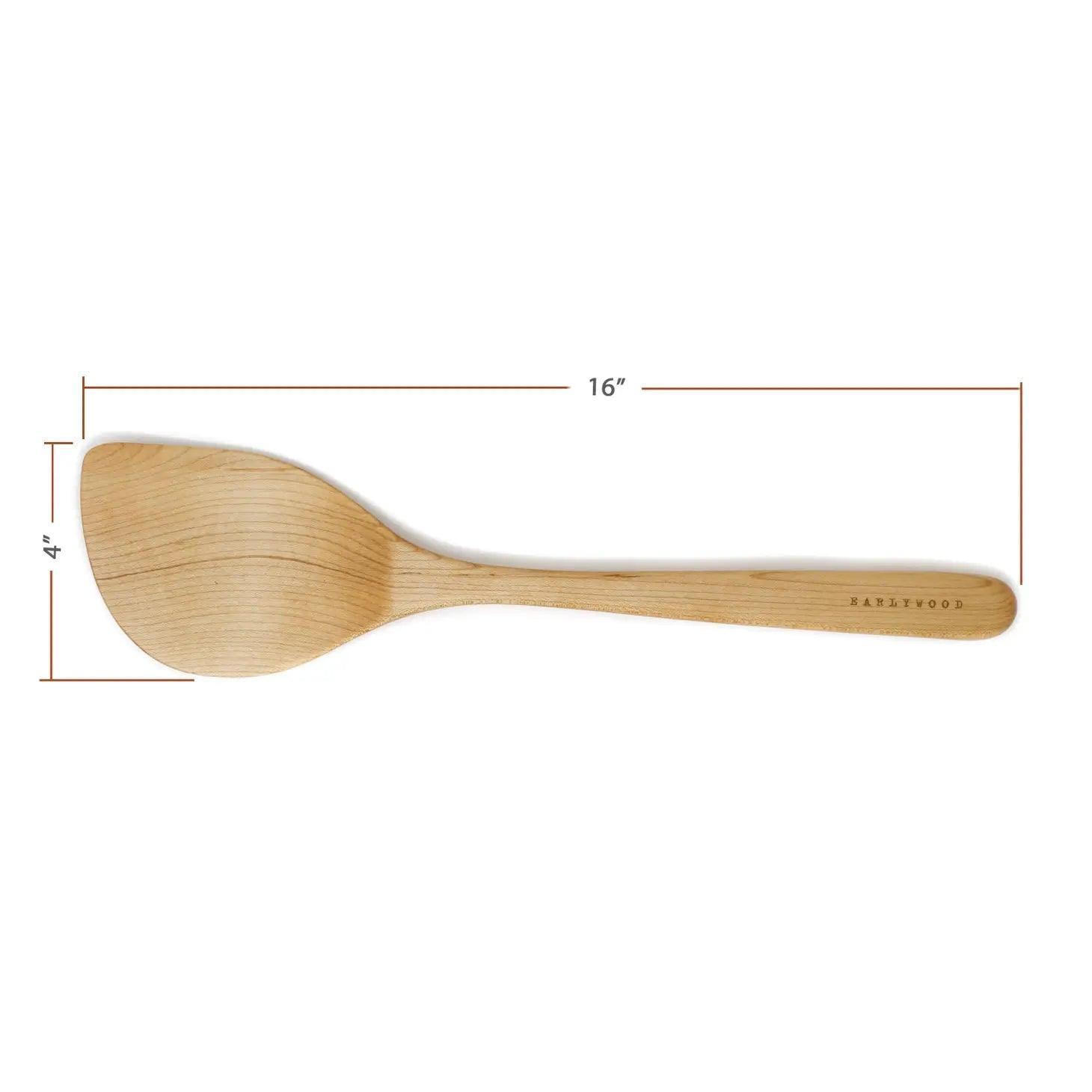 Earlywood Wok Spatula: Maple, Right Handed