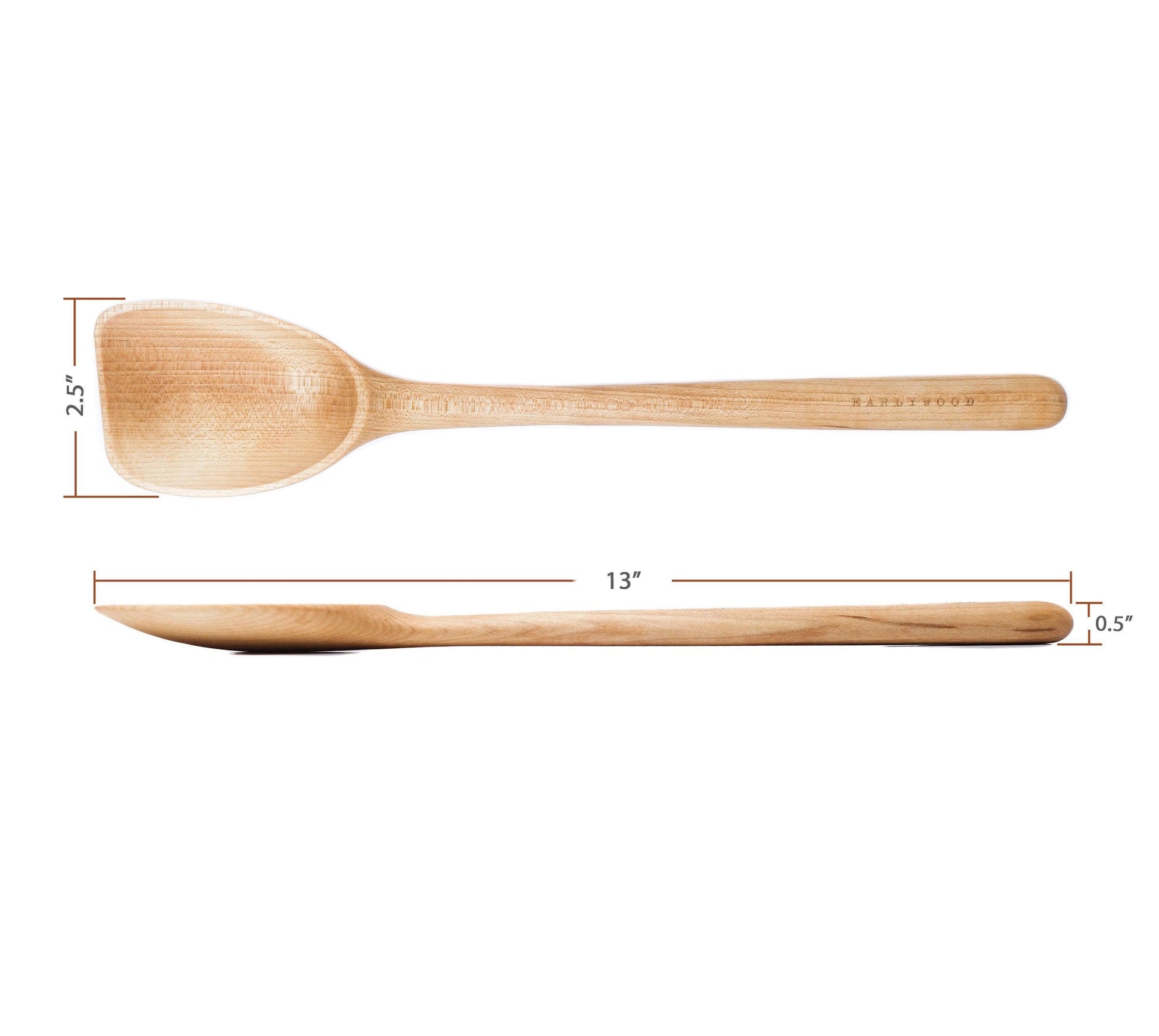 Earlywood Scraper Spoon: Maple, Right Handed