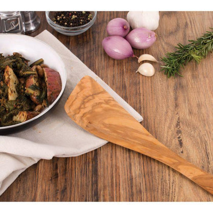 Eddington's Italian Olive Wood Spatula: 12.5", Wide