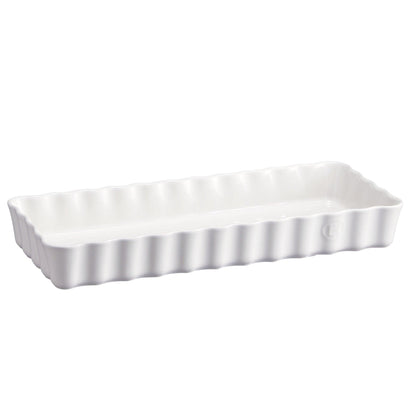 Emile Henry Tart Dish: Rectangular, Slim, Flour