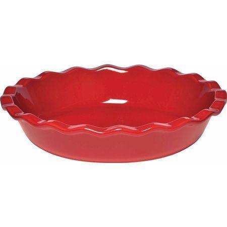 Emile Henry Pie Dish: Burgundy