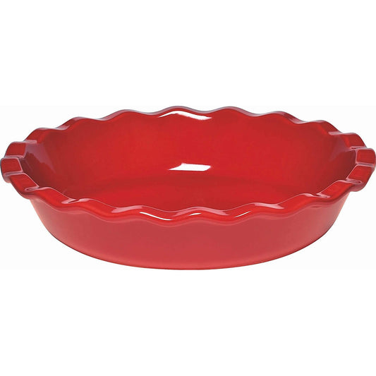 Emile Henry Le Grande Pie Dish: Burgundy