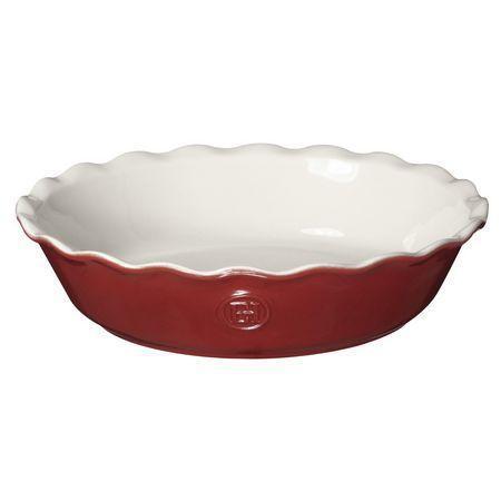 Emile Henry Modern Classics Pie Dish: Rouge