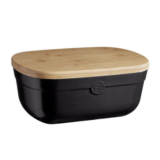 Emile Henry Bread Box: Black