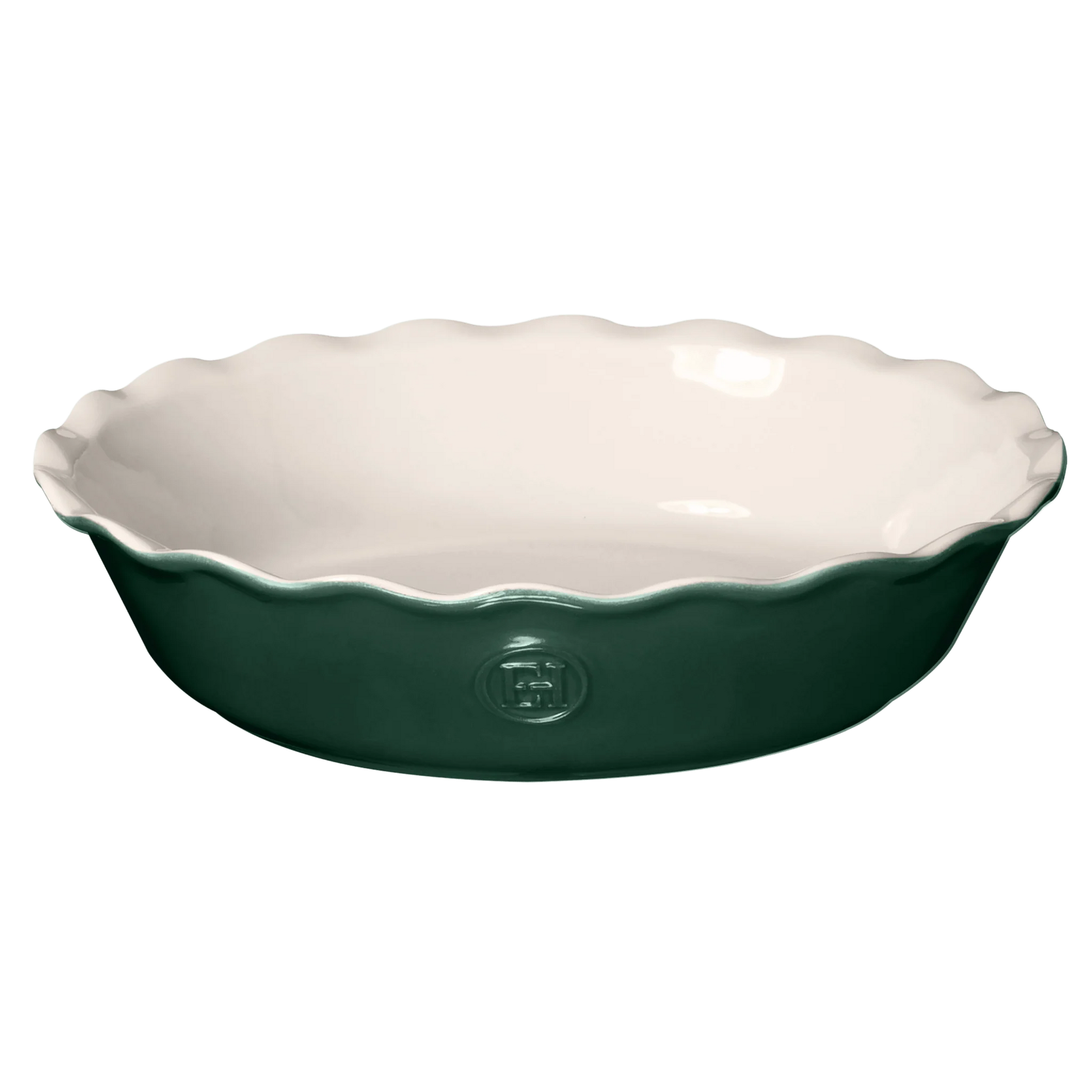 Emile Henry Modern Classics Pie Dish: Evergreen