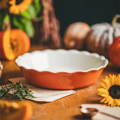 Emile Henry Modern Classics Pie Dish: Pumpkin