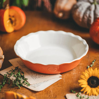 Emile Henry Modern Classics Pie Dish: Pumpkin