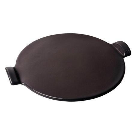 Emile Henry Pizza Stone: Round, Charcoal