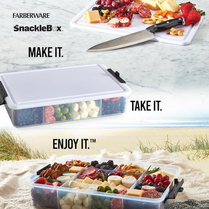 Farberware Build-A-Board Snacklebox with Poly Lid